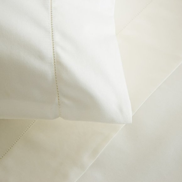 FRETTE LUXURY PERCALE KING DUVET COVER PERCALE IVORY NEW WITH TAGS - Picture 3 of 3